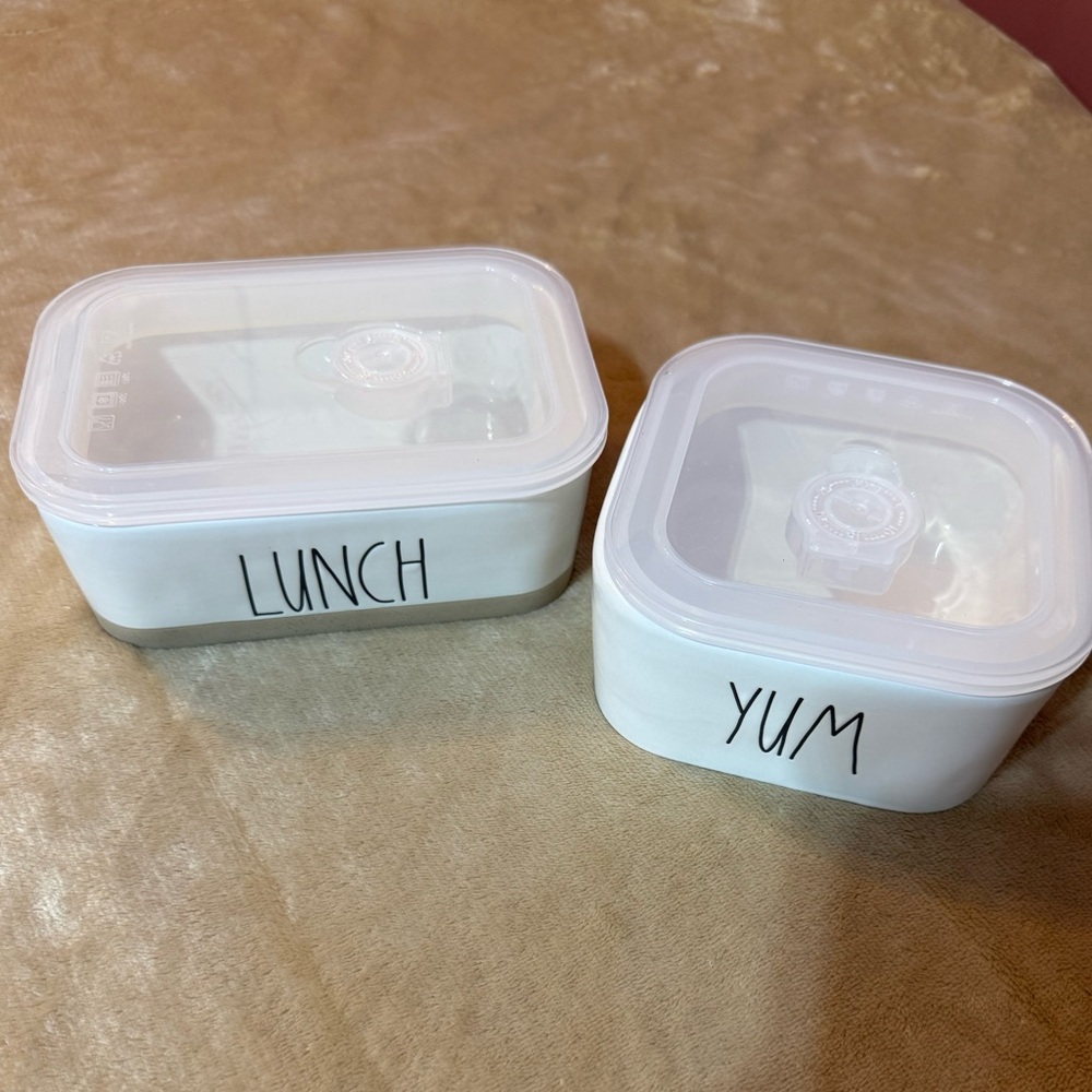 Rae Dunn Food Storage Containers with Lids